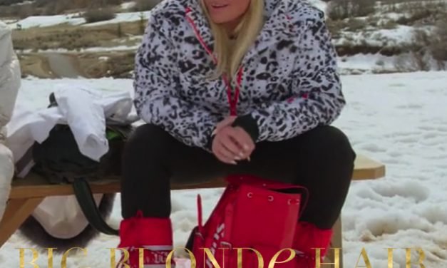 Heather Gay’s Black and White Animal Print Jacket