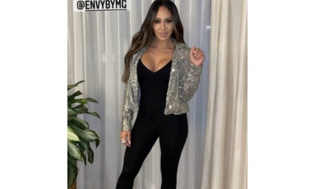 Melissa Gorga’s Silver Sequin Moto Jacket