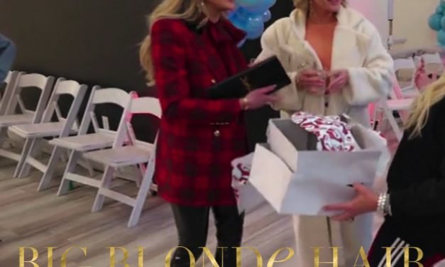 Angie Harrington’s Red Plaid Blazer
