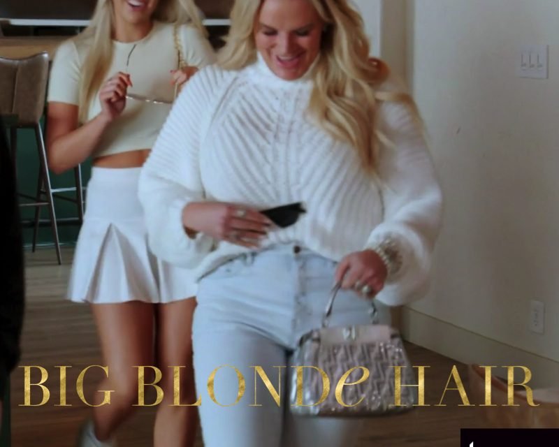 Heather Gay’s White Ribbed Knit Sweater