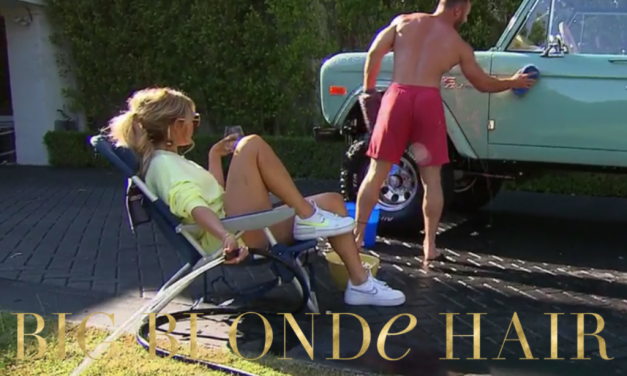 Tracy Tutor’s White Neon Sneakers