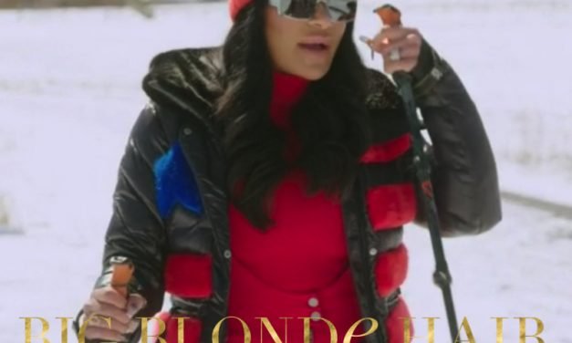 Jen Shah’s Silver Rectangle Sunglasses