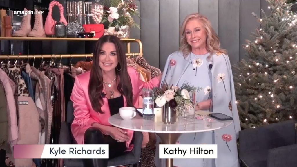 Kyle Richards’ Pink Satin Blazer