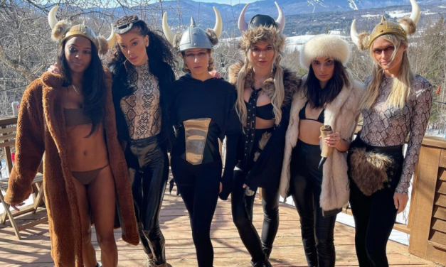 Gabrielle Kniery’s Black Leather Leggings