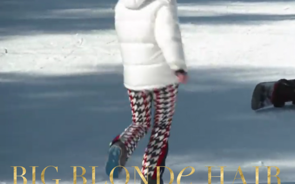 Lindsay Hubbard’s Houndstooth Print Snow Pants