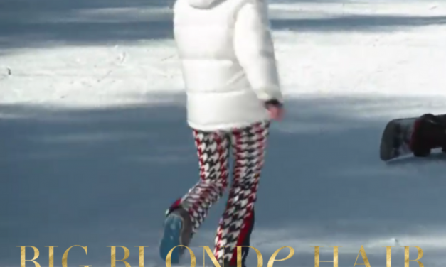 Lindsay Hubbard’s Houndstooth Print Snow Pants