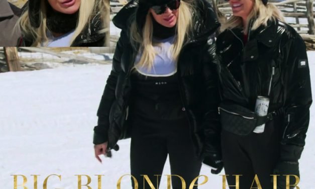 Heather Gay’s Black Crystal Studded Sunglasses