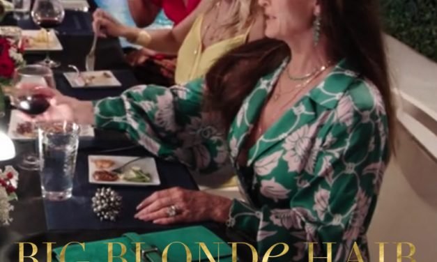 Kyle Richards’ Green Floral Maxi Dress