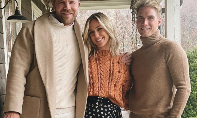 Kristin Cavallari’s Tan Pom Pom Sweater