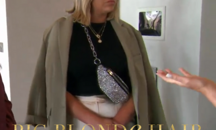 Gina Kirschenheiter’s Crystal Studded Belt Bag