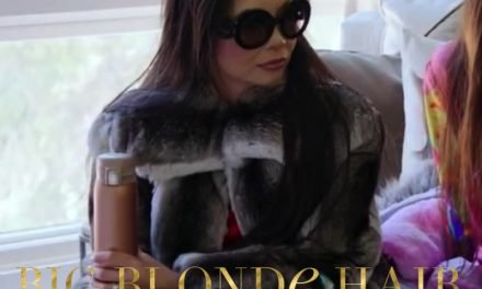 Jennie Nguyen’s Black Round Swirl Sunglasses