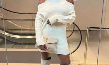 Wendy Osefo’s White Turtleneck Sweater Dress