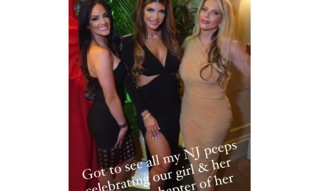 Dina Manzo’s Nude Ruched Dress