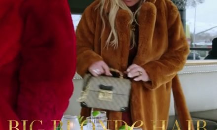Heather Gay’s Camel Faux Fur Coat