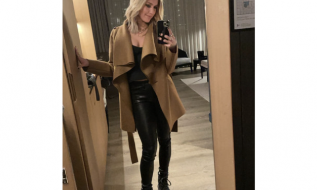 Kristin Cavallari’s Camel Belted Coat