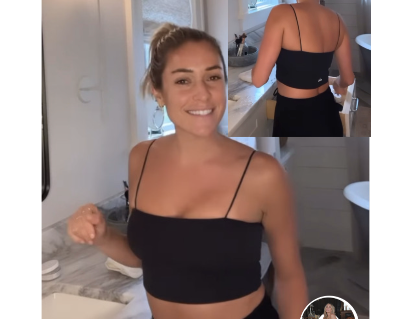 Kristin Cavallari’s Black Cropped Tank Top