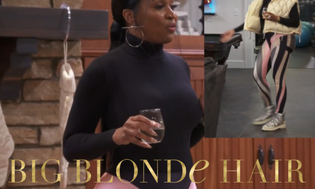 Marlo Hampton’s Black Turtleneck Bodysuit