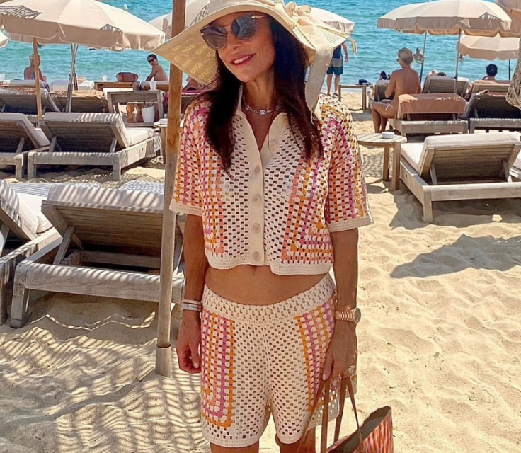 Bethenny Frankel’s Crochet Crop Top and Shorts