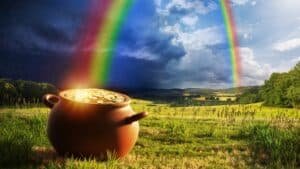 The Rainbow Really Does Lead to a Pot of Gold!