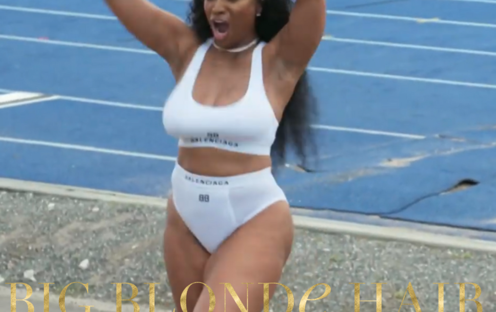 Marlo Hampton’s White Logo Sports Bra