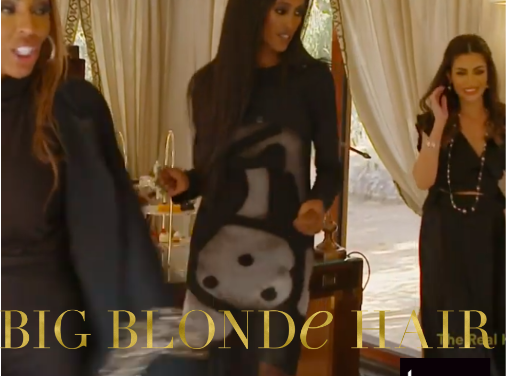 Chanel Ayan’s Black and White Dress