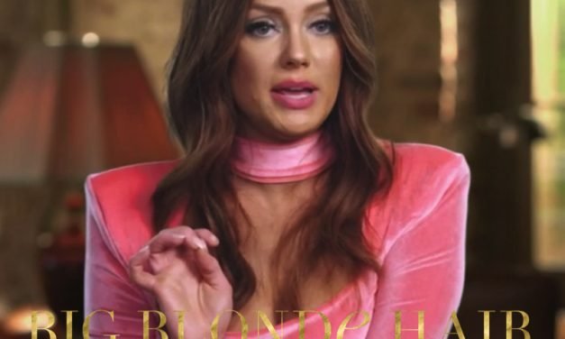 Kathryn Dennis’ Pink Velvet Confessional Dress