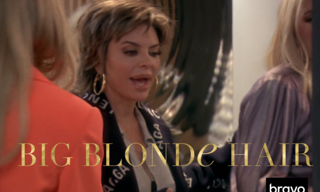 Lisa Rinna’s Navy Balenciaga Coat