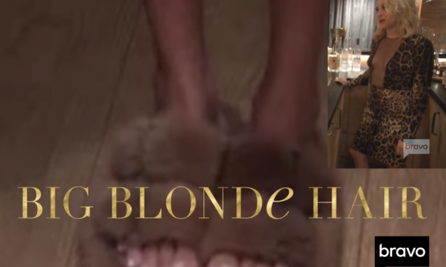 Sutton Stracke’s Tan Fur Slides