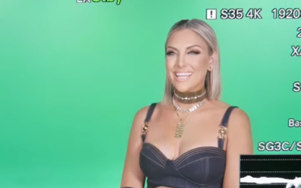 Gina Kirschenheiter’s Dark Denim Bustier Top