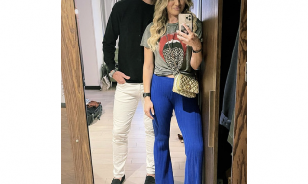 Lindsay Hubbard’s Grey Leopard Tongue Tee