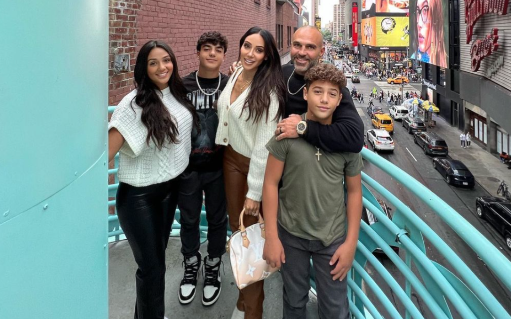 Melissa Gorga’s Brown Leather Pants