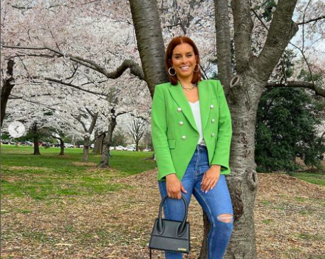 Robyn Dixon’s Green Blazer