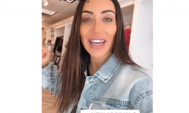 Melissa Gorga’s Denim and Plaid Jacket