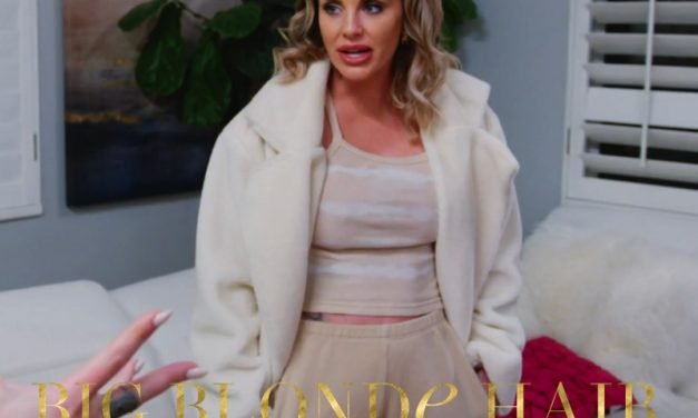 Whitney Rose’s Beige Tie Dye Tank and Sweatpants