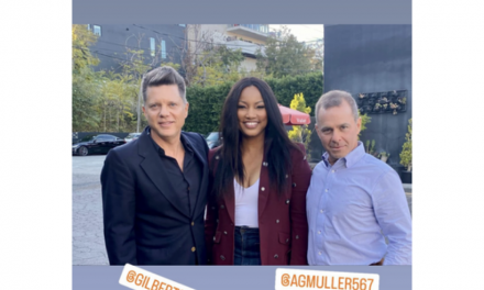 Garcelle Beauvais’ Burgundy Embellished Blazer