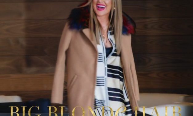 Angie Harrington’s Multicolor Fur Camel Coat