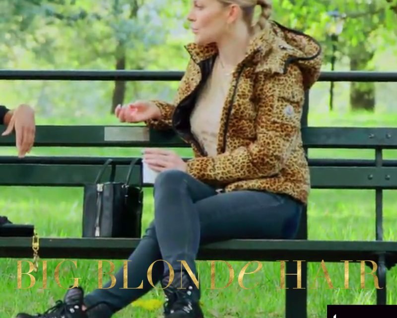 Angie Harrington’s Leopard Puffer Jacket