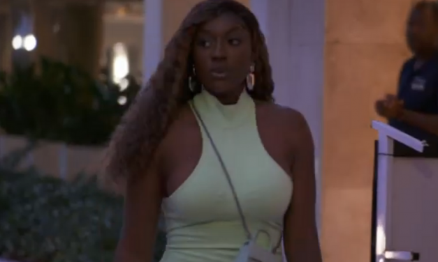 Wendy Osefo’s Mint Halterneck Dress