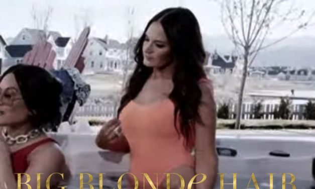 Lisa Barlow’s Coral One Piece Swimsuit