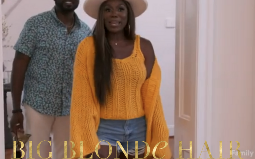 Wendy Osefo’s Yellow Knit Cardigan