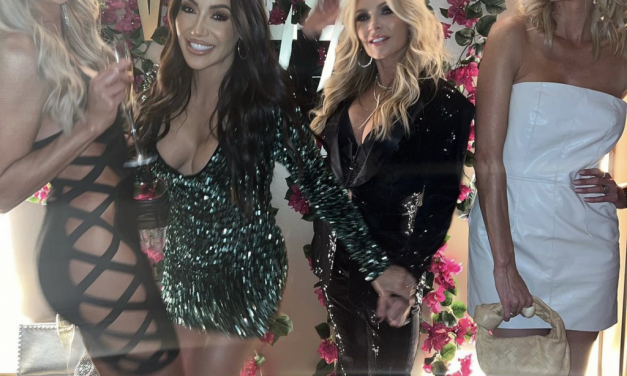 Melissa Gorga’s Green Sequin Dress