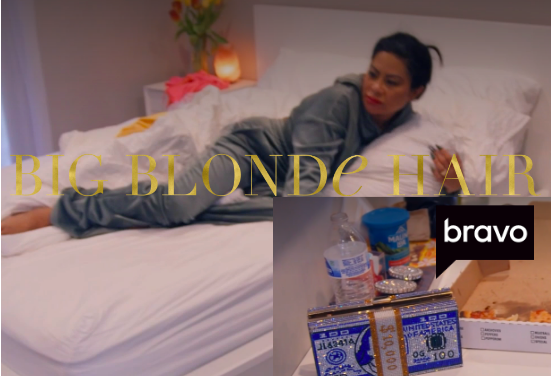 Jen Shah’s Crystal Studded Dollar Clutch Purse