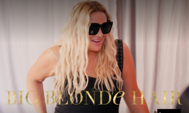 Heather Gay’s Black Lace Up Dress