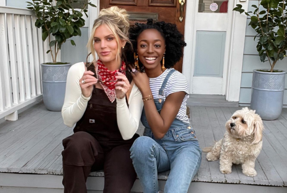 Madison LeCroy’s Brown Overalls