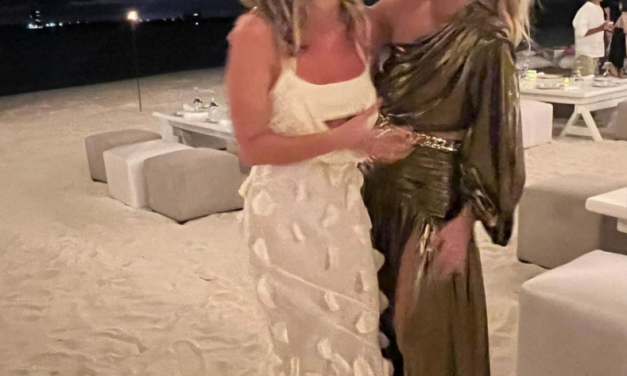 Kristin Cavallari’s Ivory Applique Dress