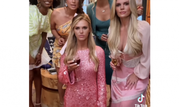 Olivia Flowers’ Pink Sequin Mini Dress