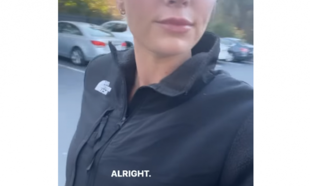 Madison LeCroy’s Cropped North Face Fleece