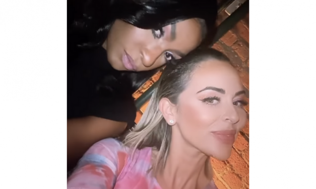 Nicole Martin’s Pink Tie Dye Dress