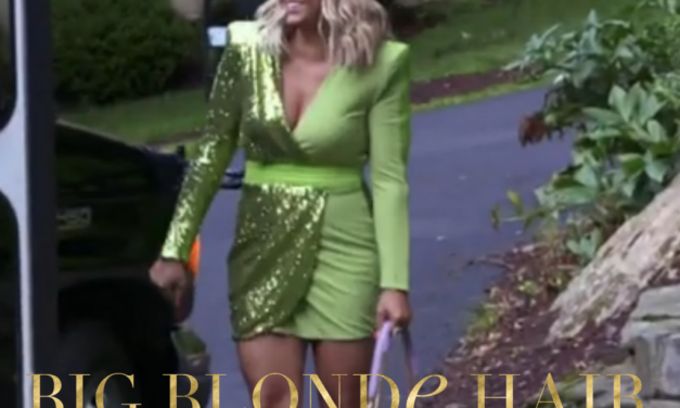 Robyn Dixon’s Green Sequin Dress