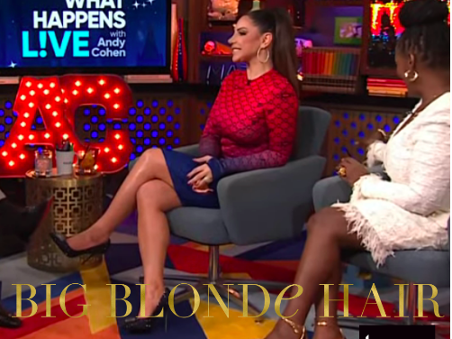 Jennifer Aydin’s Blue and Red Ombre Dress